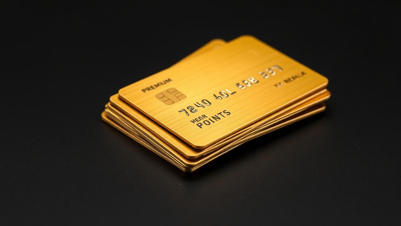 Χρυσά πολύγωνα — πιστωτικές κάρτες rewards