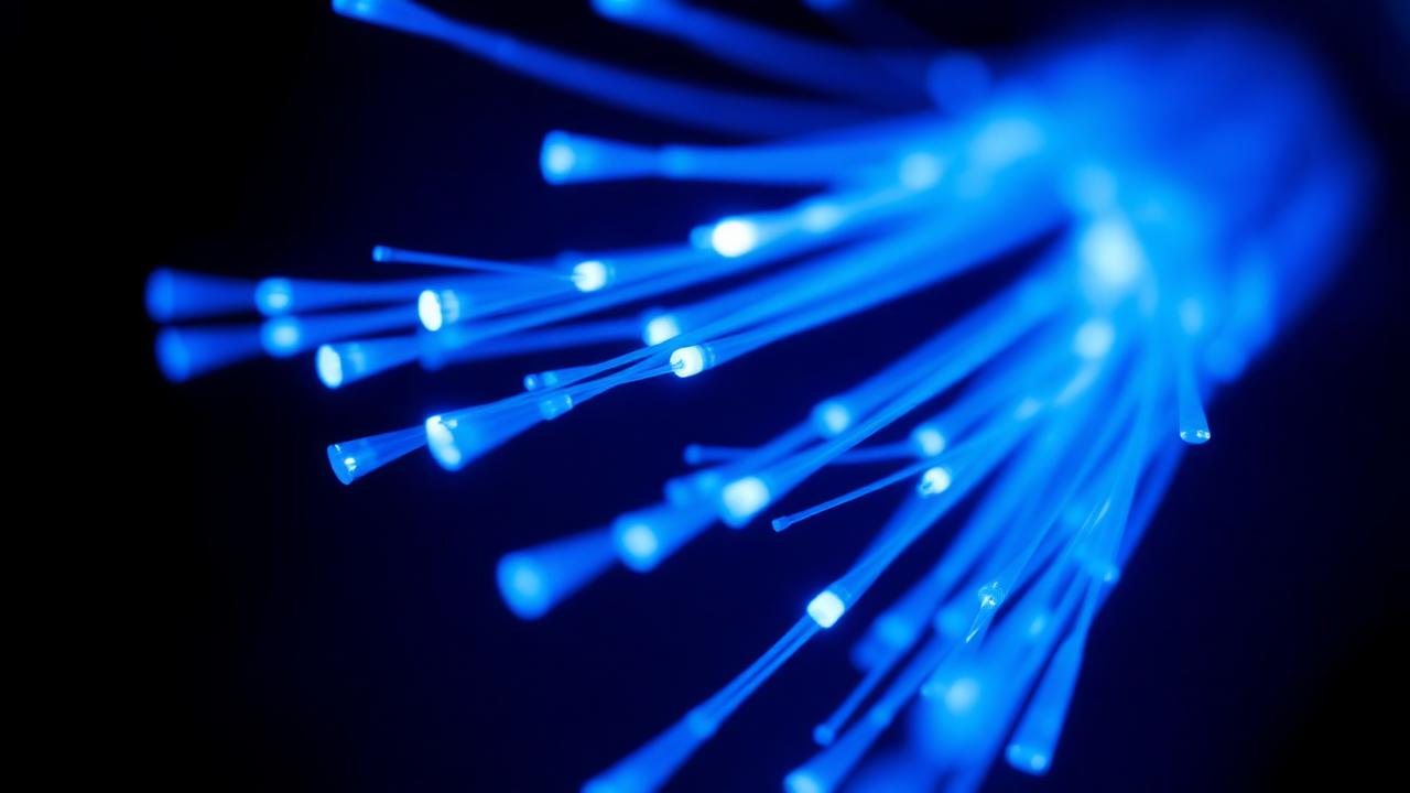 Γεωμετρική αναπαράσταση οπτικής ίνας — fiber vs VDSL
